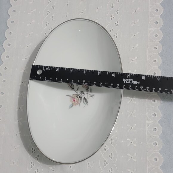 Gorgeous Vintage Noritake Fine China 10" Large Oval Serving Bowl. Margot Pattern - Picture 7 of 10